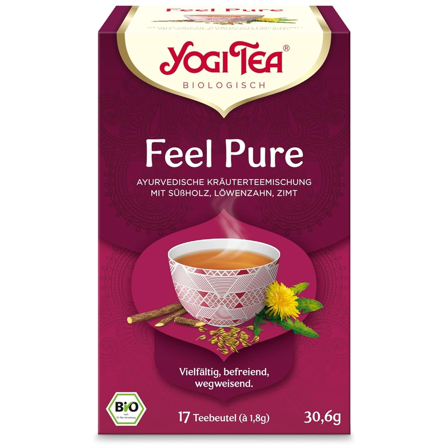 Yogi Tea Alpha Bio Detox, 17 zakjes, 30,6 g