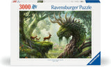 Ravensburger Puzzel 12000808 - The Forest Dragon Awakens - Legpuzzel van 3000 stukjes voor volwassenen vanaf 14 jaar Puzzel Naty Shop
