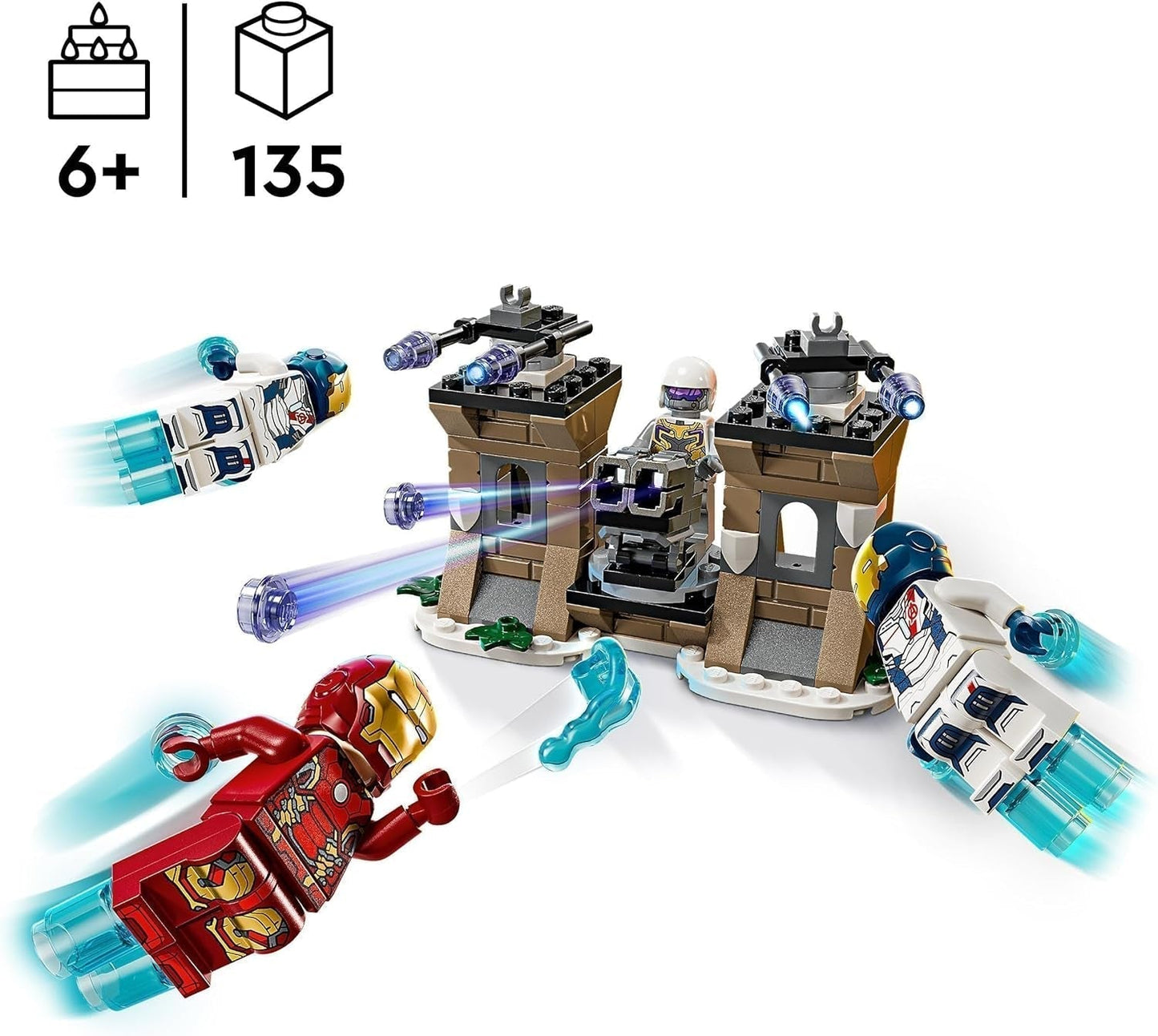 LEGO Marvel Iron Man en Iron Legion vs. Hydra Soldier, Avengers bouwspeelgoed, creatieve speelset voor kinderen en superheldenfans, cadeau voor jongens en meisjes vanaf 6 jaar 76288 Bouwsets Bekijk in LEGO-Store