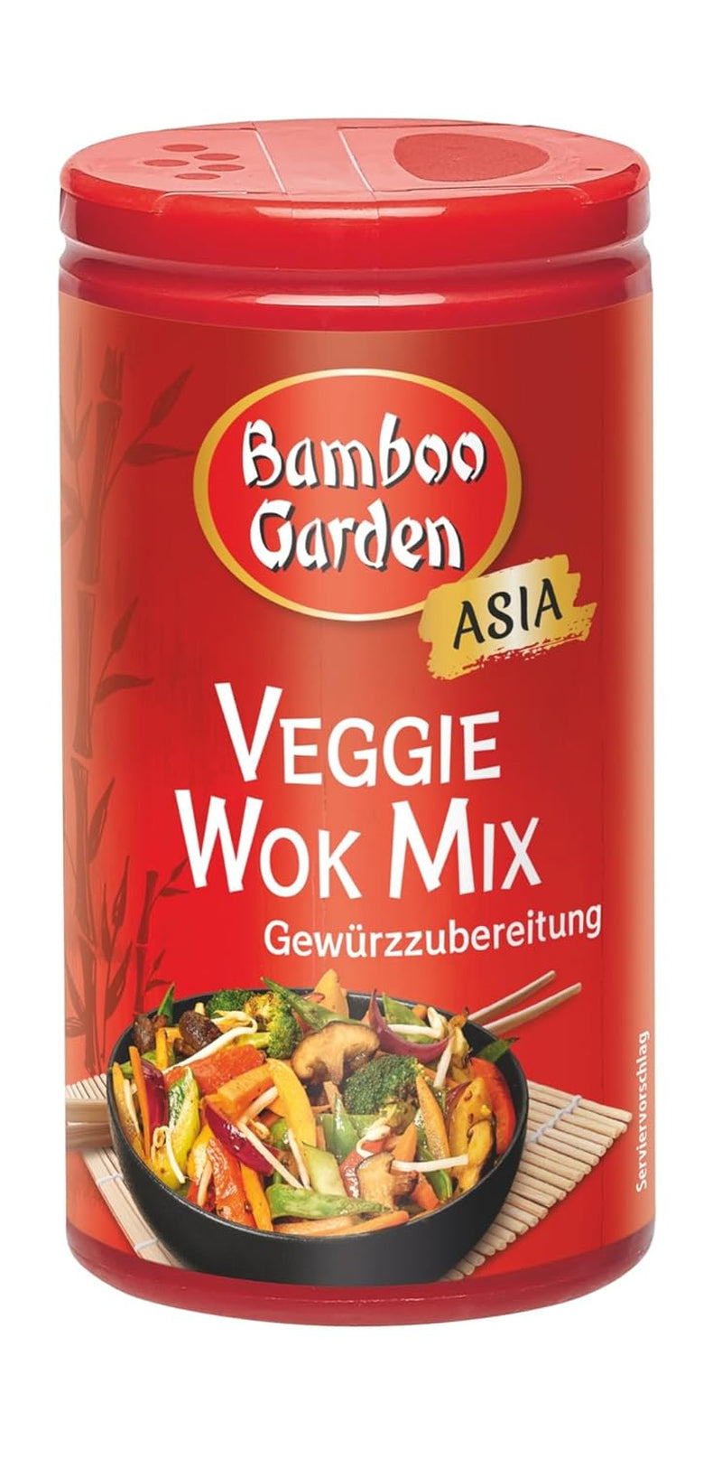 Bamboo Garden - Veggie Wokmix Würzmischung | Veganistische, natuurlijke ingrediënten | 40 g per dosis