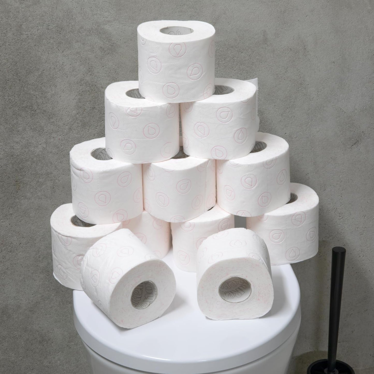 Toiletpapier Renova 4 lagen wit gedecoreerd geurend - 12 rollen rol Blanco Decorado Perfumado