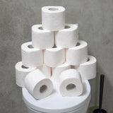 Toiletpapier Renova 4 lagen wit gedecoreerd geurend - 12 rollen rol Blanco Decorado Perfumado