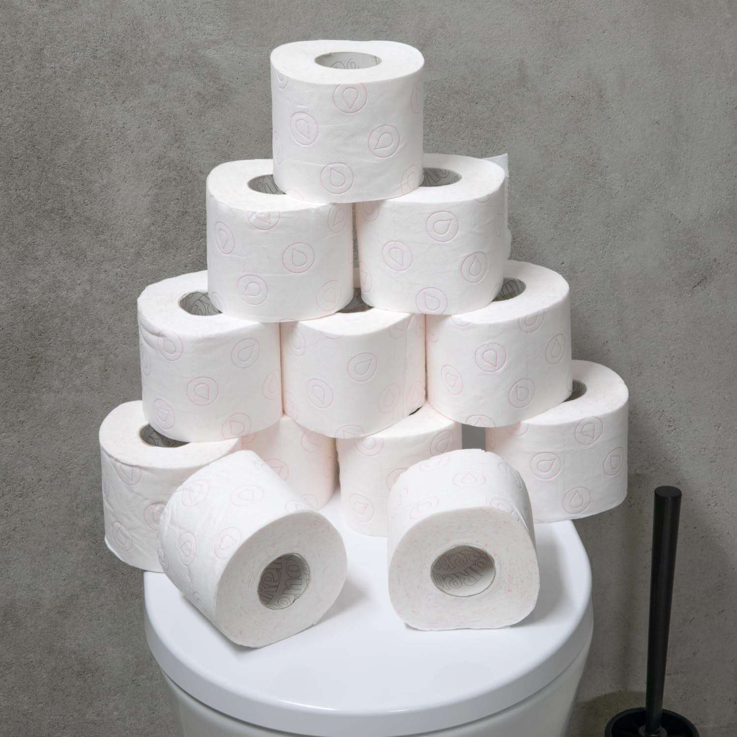 Toiletpapier Renova 4 lagen wit gedecoreerd geurend - 12 rollen rol Blanco Decorado Perfumado