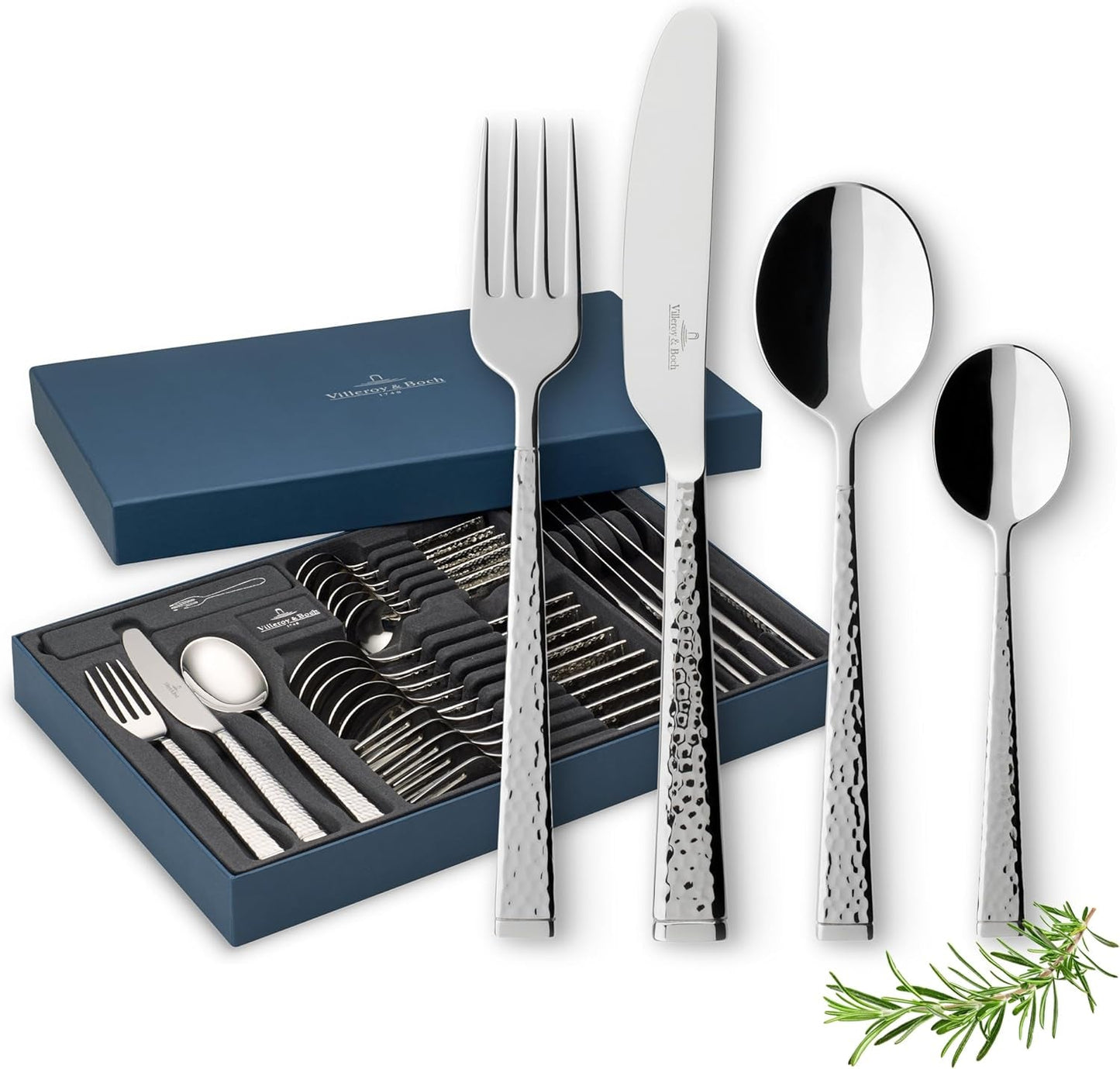 Villeroy & Boch Blacksmith bestekset voor maximaal 6 personen, 24-delig, roestvrij staal