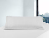 Savel, antistresskussen met dubbele hoes, gemiddelde stevigheid, 105 X 40 Cm Naty Shop standaardkussens Wit 40X105Cm