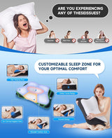 SUPA MODERN Memory Foam Kussen Zijslaper Koelkussen 60X40 Orthopedisch Achterkant Maag Nekpijn Verlichting Nekkussen Orthopedisch Cervicale Kussens Naty Shop