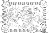 Lisciani - DISNEY Puzzel Ariël - Speel de scènes uit je favoriete dozen na en kleur ze in - vanaf 7 jaar - GROTE PUZZEL met 250 stukjes - Bevordert de behendigheid Puzzel Naty Shop