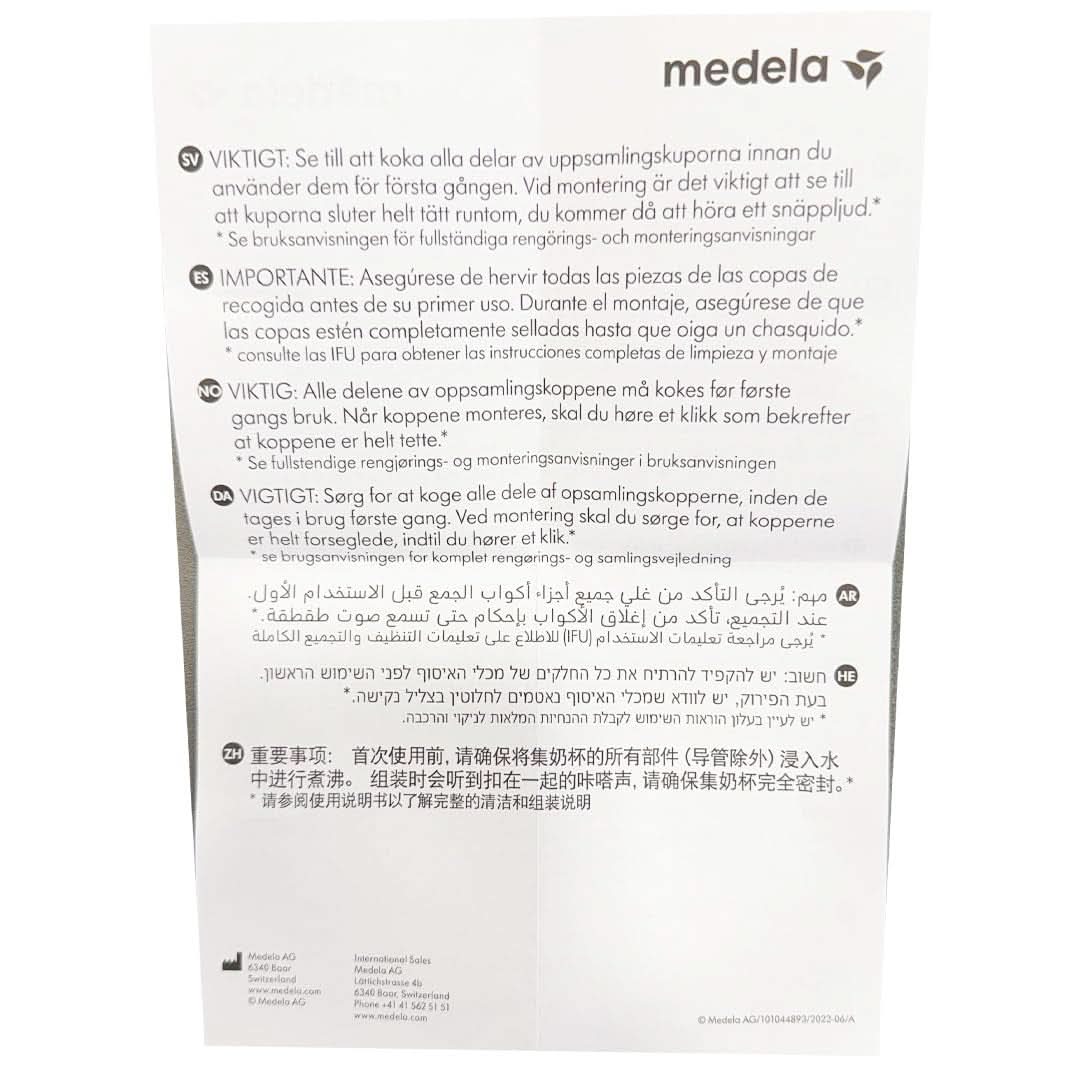Medela borstbeschermers, zonder BPA Accessoires Voeding en borstvoeding Bebe Naty Shop