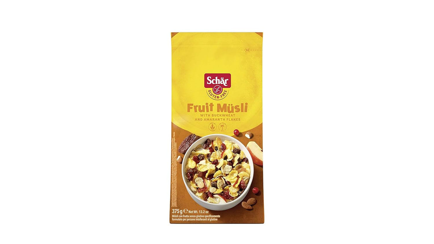 Früchtemüsli, 375 g verpakking