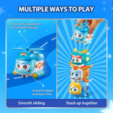 Super Wings Super Pets 4 STUKS Shine, Golden Boy, Jerome, Ellie Verwisselbare gezichtsuitdrukking Bliksemeffect Draagbaar speelgoed voor 3 4 5 6 7 8 jaar oude jongensmeisjes 2 inch actiefiguren Naty Shop