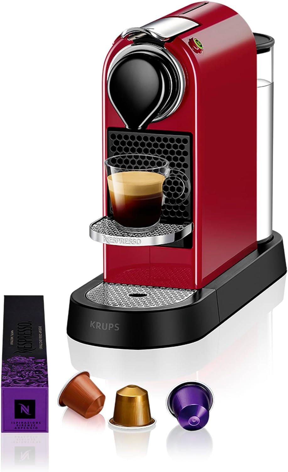 Espressomachine met Nespresso-capsules XN761B Citiz&Milk | Automatische standby-modus | 1260 watt | Capaciteit watertank: 1 l | Pompdruk: 19 bar | Zilver