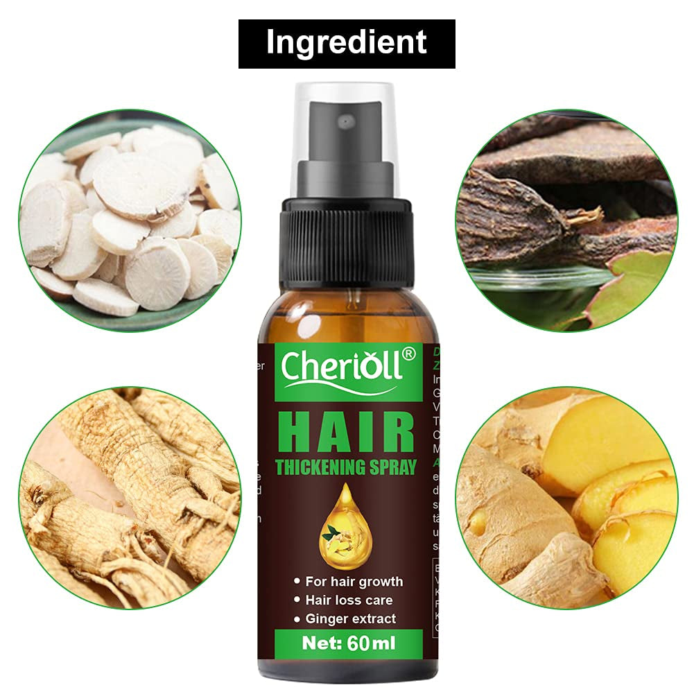 Haargroei, Anti Haaruitval, Haargroeispray, Haaruitval en Haarbehandeling, voor dunner wordend haar, Bevordert dikkere, vollere en snellere haargroei, 60ml Haarverzorging Naty Shop