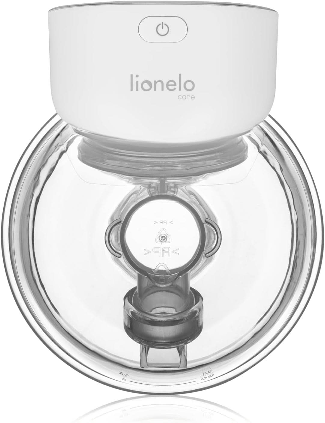 Eenvoudige elektrische moedermelkpomp LIONELO Fidi Free 180 ml, draagbare pomp met 2 fasen, energiebesparend 9 niveaus, 3 maten siliconen trechters Timer Accessoires Voeding en borstvoeding Bebe Naty Shop