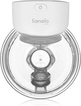 Eenvoudige elektrische moedermelkpomp LIONELO Fidi Free 180 ml, draagbare pomp met 2 fasen, energiebesparend 9 niveaus, 3 maten siliconen trechters Timer Accessoires Voeding en borstvoeding Bebe Naty Shop