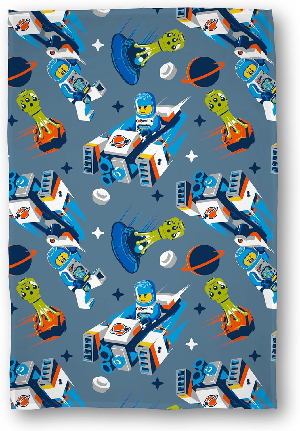 Character World Officiële Lego® City Fleecedeken, superzacht, warmblauw plaid, Cityspace-ontwerp, perfect voor slaapkamers, kamperen en slapen, 100 x 150 cm bedden en dekens Besuche den Character World-Store Meerkleurig 100 x 150 cm
