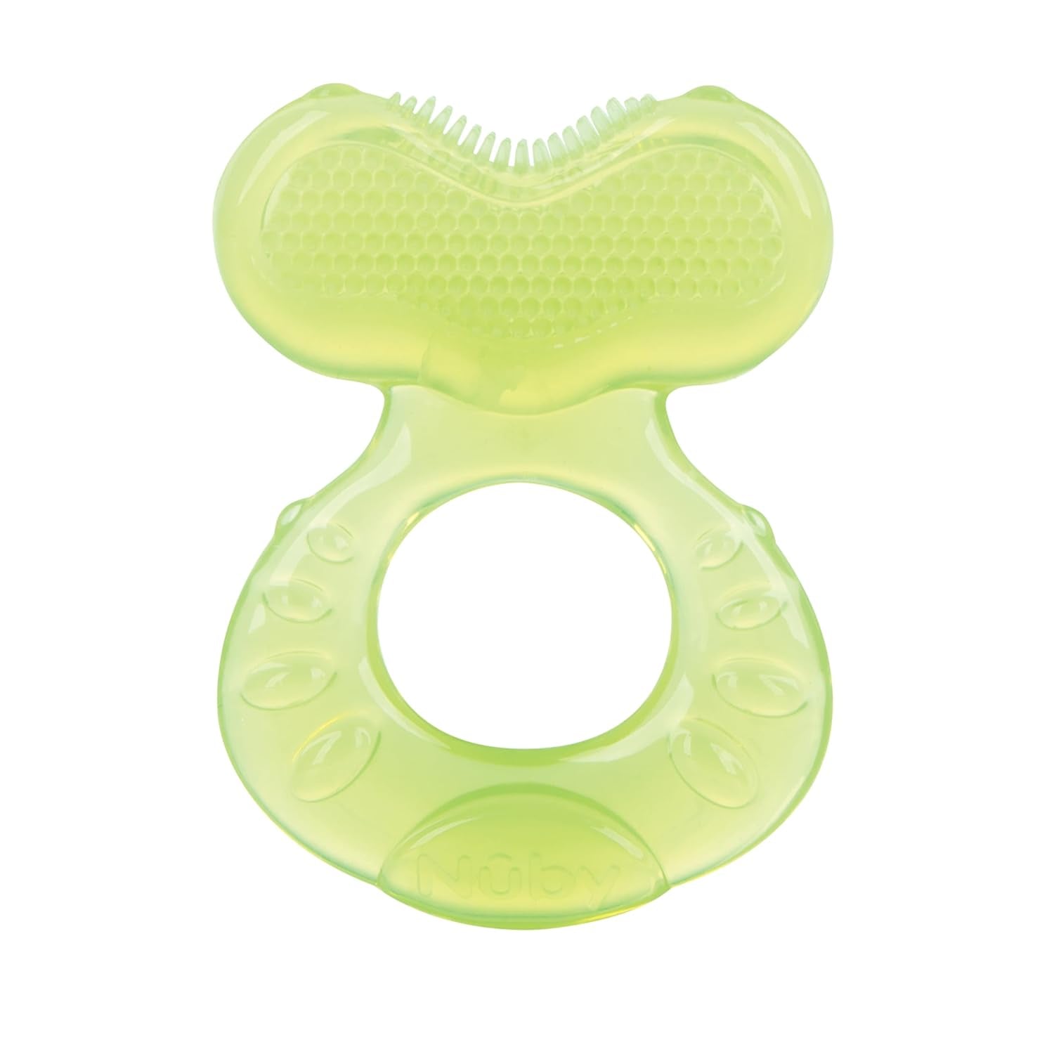 Nuby - 3-traps bijtringen - 3 bijtringen voor tandvleesstimulatie en verlichting van tandjespijn - Baby-bijtspeeltje - BPA-vrij - 3+ maanden