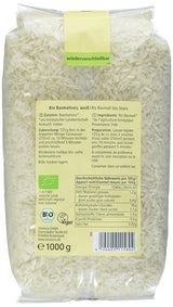Biologische witte Basmatirijst uit de Himalaya, 1 kg