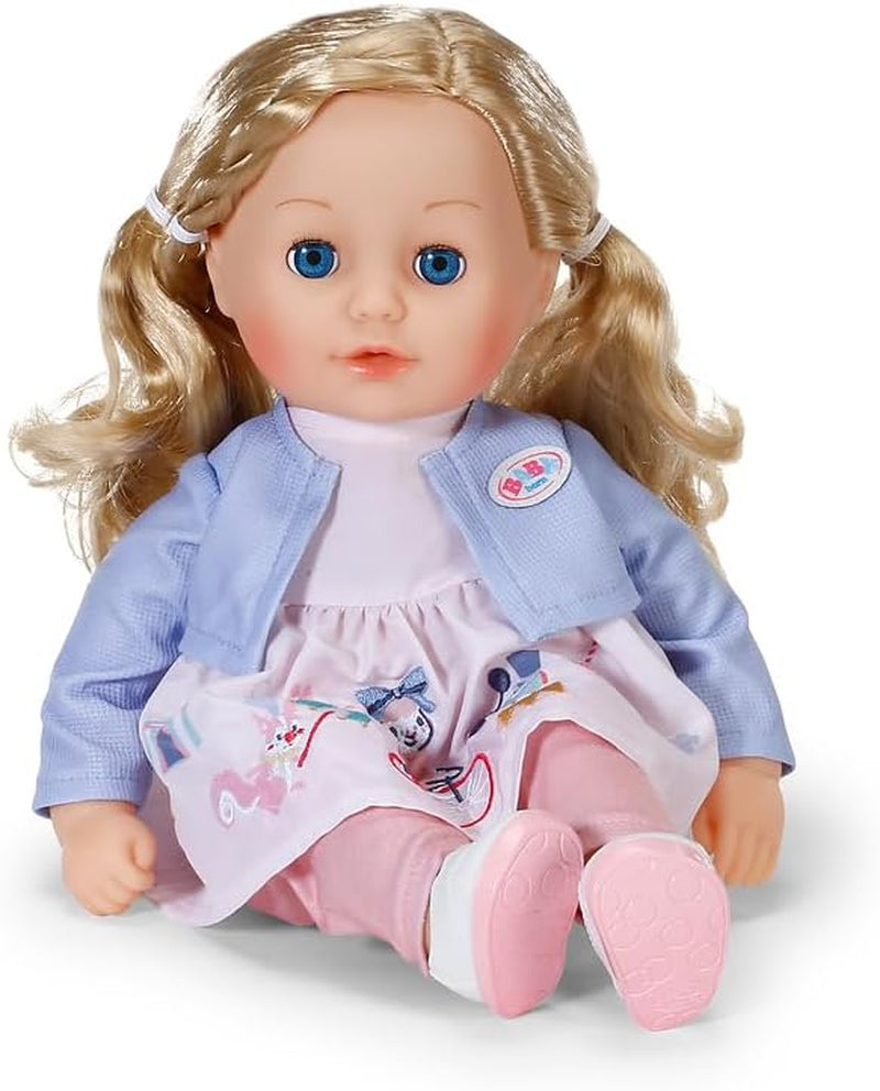 BABY born Sophia Rose - zachte pop van 36 cm - Pop met hoogwaardig blond haar en slaperige ogen - Geschikt voor kinderen vanaf 1 jaar