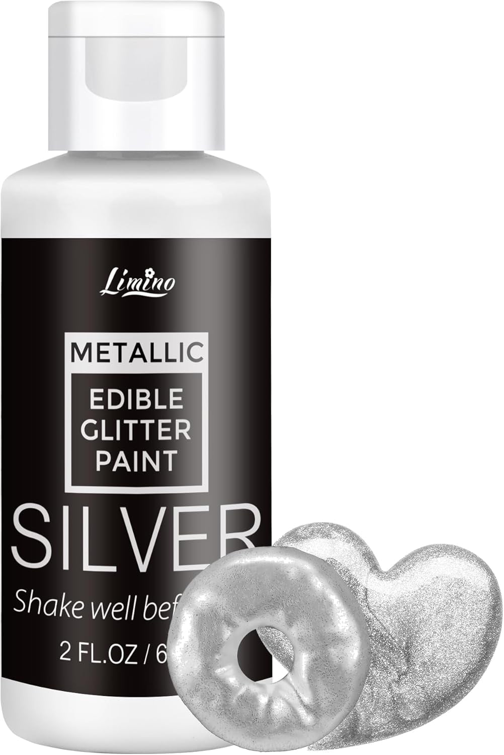 Vloeibare eetbare glitter - 6 metallic kleuren, vloeibaar eetbaar glitterpoeder voor taartversiering, bakken, macarons - metallic voedselkleuring, glitterkleuren voor koekjes, fondant, cakes, muffins