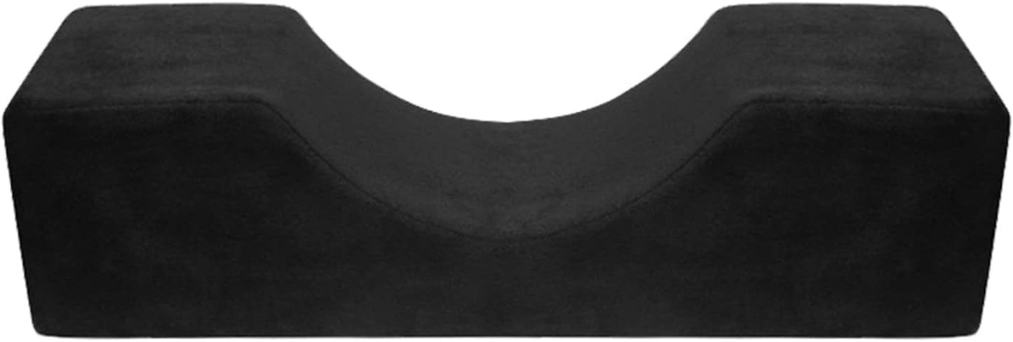 Deciniee U-vorm Wimperkussen: Ergonomisch Nekkussen Wimperkussen - Flanel Kussen Wimperverlengingskussen voor Thuis Schoonheidssalon Cervicale Orthopedische Kussens Naty Shop Zwart