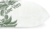 Mister Sandman Ergonomisch kussen 40X80, nekkussen met Aloë Vera kussensloop, Visco kussen Perfect voor buikslapers, rugslapers en zijslapers, Memory Foam kussen Cervicale orthopedische kussens Naty Shop 2X Aloë Vera hoes