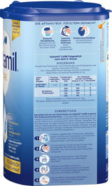 Aptamil Care 2 - Opvolgmelk na 6 maanden, met Omega 3 en 6, DHA en ARA, palmolievrij, babyvoeding, melkpoeder, 1 x 800 g (pak van 6)
