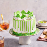 Funcakes Choco Drip Spring Green (Grün): Köstlicher Gesmack, Einfach Zu Verbenen, Perfekt Für Tropfkuchen, Drip Gesmack Nach Schokolade. Wiederverschließbare Packung 180 G. Mix voor bakken en koken Naty Shop