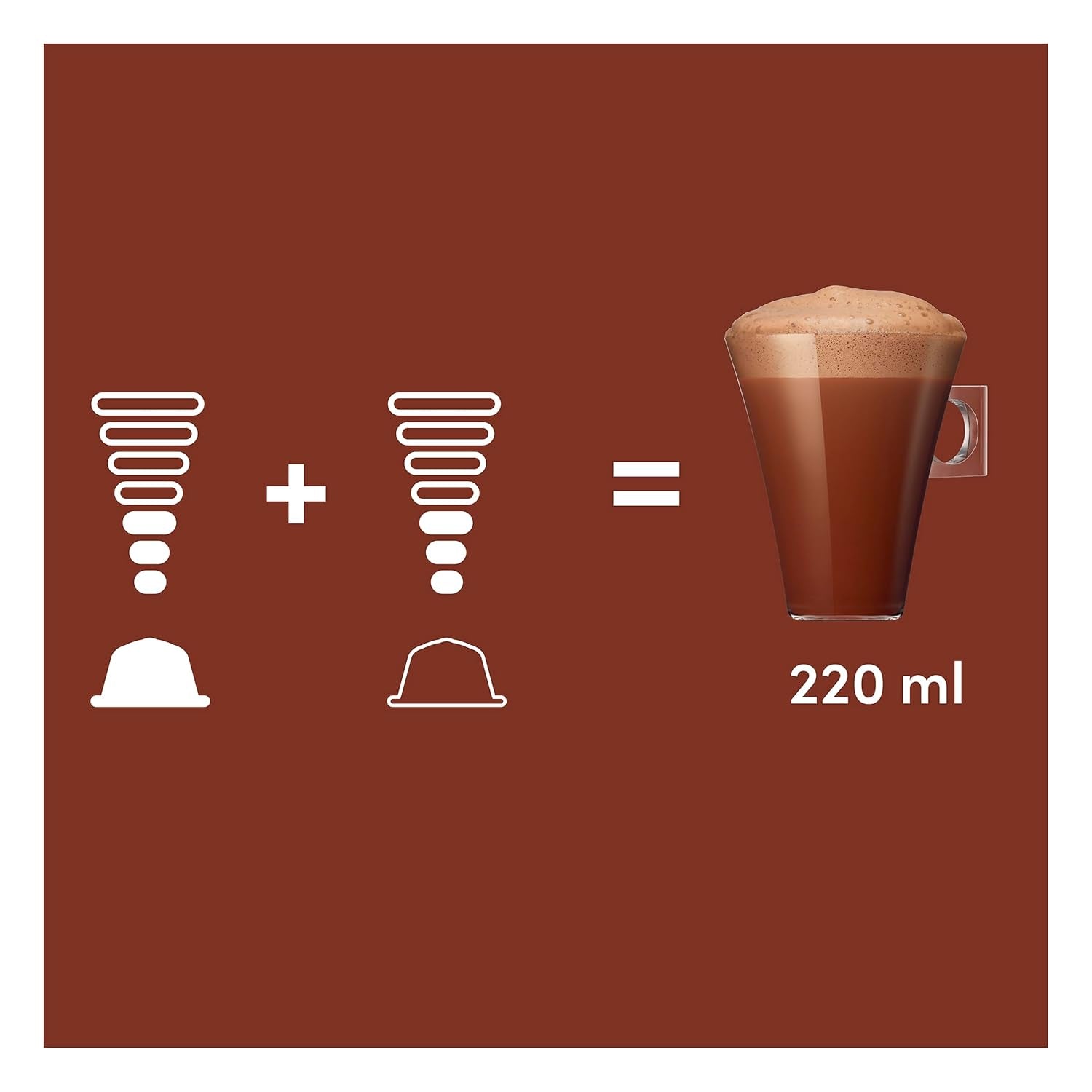 NESCAFÉ DOLCE GUSTO Chococino Kakaokapseln 3er-pakket (3 x 16 Kapseln)