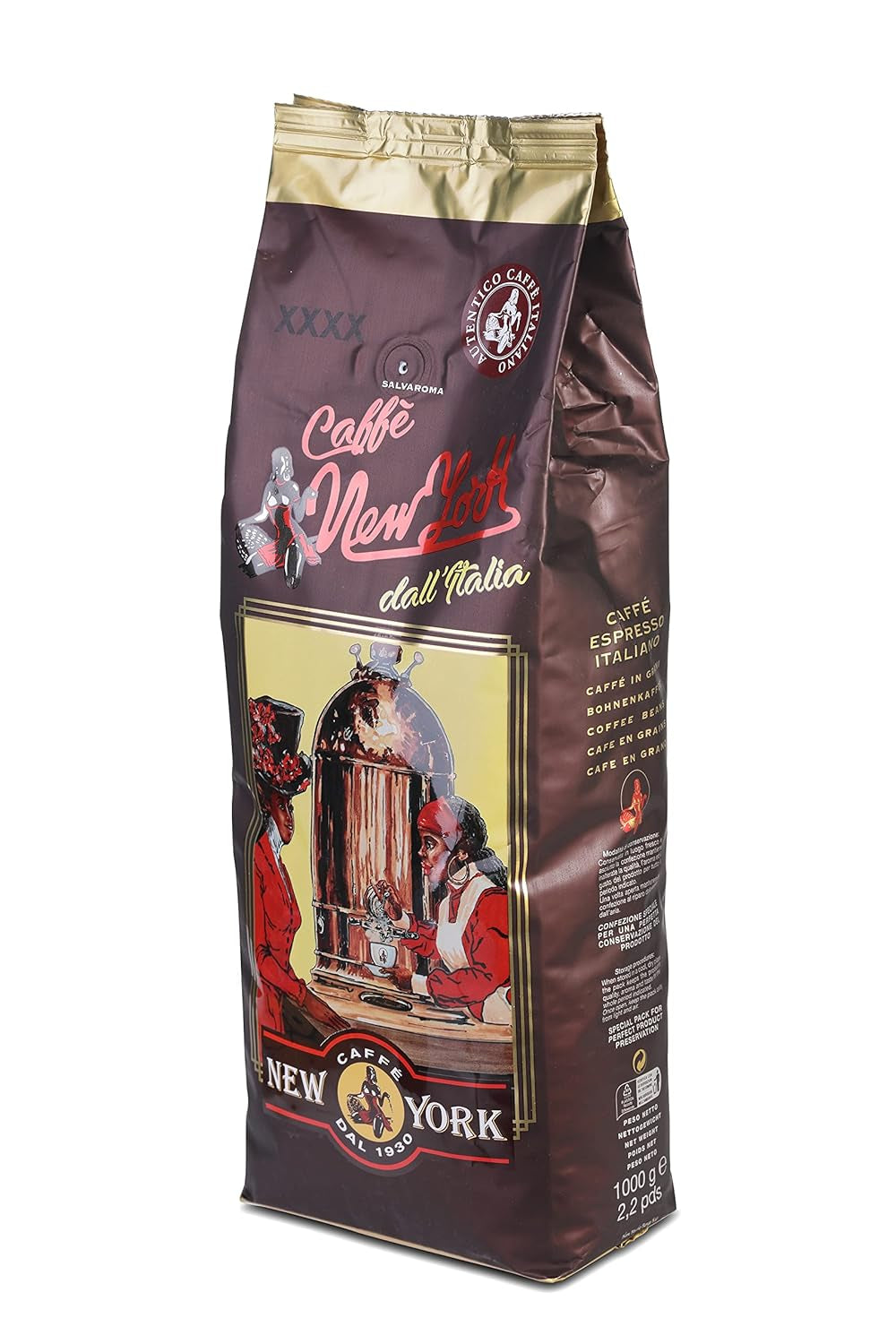 Caffè New York - XXXX - Koffie met hele bonen - 1000g
