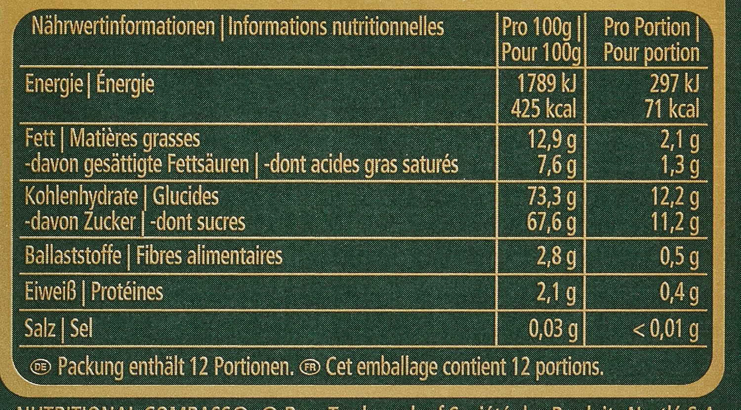 NESTLÉ AFTER EIGHT Dunne donkere chocoladevierkantjes met muntcrèmevulling voor connaisseurs, verpakking van 5 (1 x 200 g)