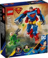 LEGO DC Superman Mecha versus. Lex Luthor - Superheldenspeelgoed met 2 minifiguren - Bouwbaar actiefiguur met beweegbare armen, benen en vingers - Cadeau voor jongens en meisjes vanaf 6 jaar 76302 Bouwsets Besuchen in LEGO-Store