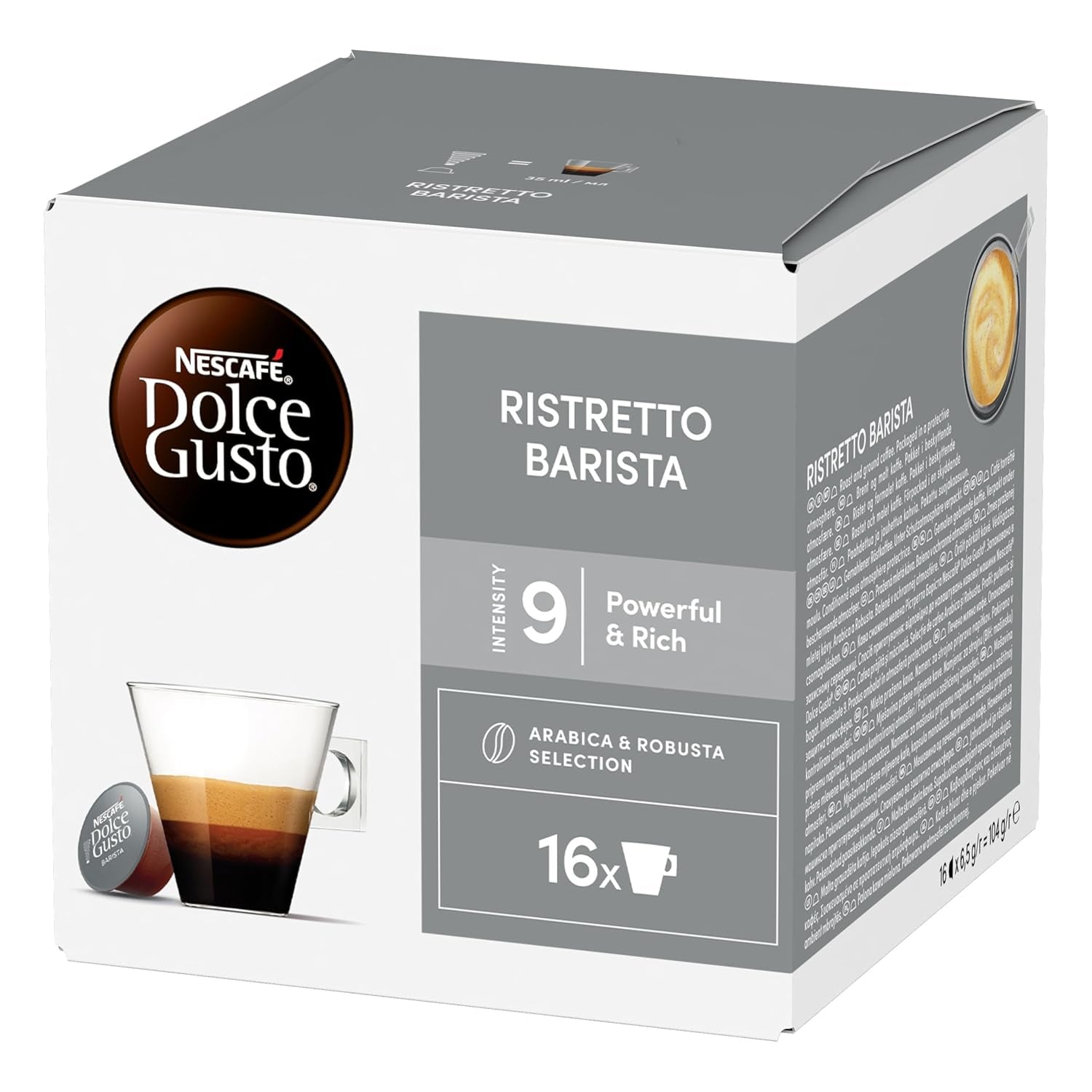 NESCAFÉ DOLCE GUSTO Ristretto Barista Kaffeekapseln 3er-pakket (3 x 16 Kapseln)