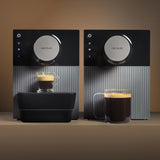 Cecotec Cremmaet Cube compacte espressomachine, 1350 W, perssysteem 10 g, pre-infusiesysteem, 19 bar, thermoblock-systeem, 5 maalstanden, touch-bedieningspaneel