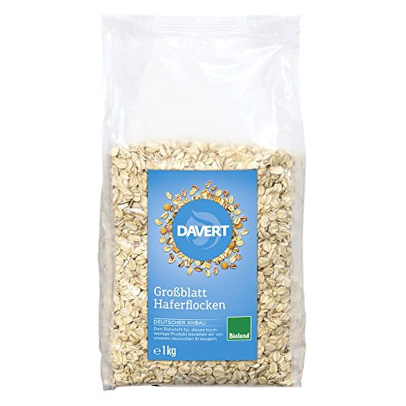 Davert Havermout met grote bladeren, 1000 g