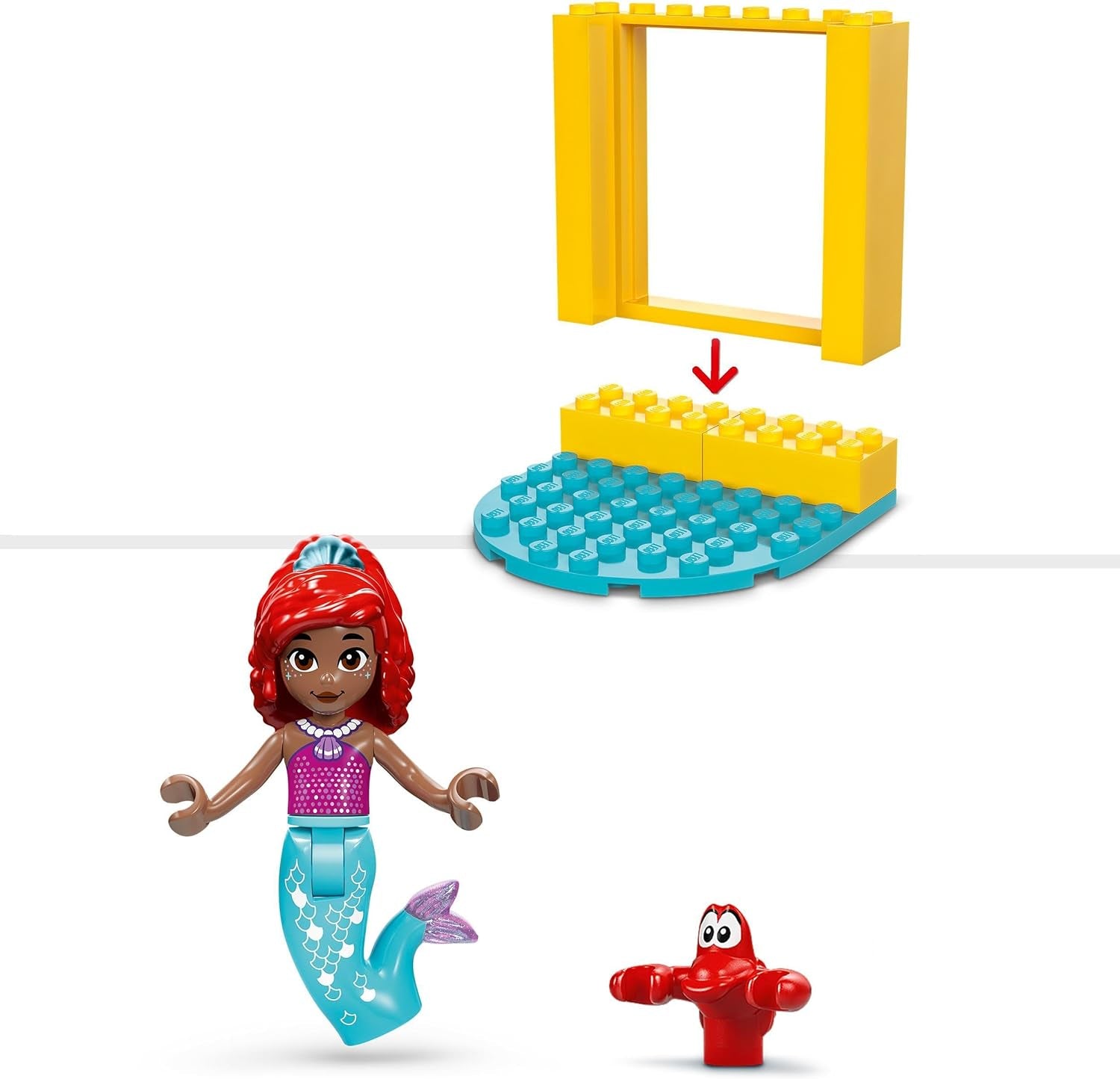 LEGO Ç€ Disney Prinses Arielle's muzikale podiumbouwspeelgoed voor kinderen met 2 figuren, cadeau-idee voor meisjes en jongens vanaf 4 jaar en fans van tv-series, kinderspeelgoed 43235 Bouwsets Beuche in LEGO-Store