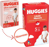 Huggies Babyluiers Little Movers, Disney Design, maat 5, 126 stuks (3 x 42), maanddoos