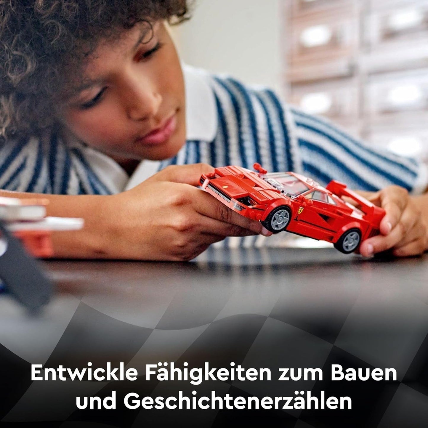 LEGO Speed Champions Ferrari F40 supersportwagen, speelset met bouwbare speelgoedauto en minifiguurbestuurder, verzamelbouwset voor kinderen, cadeau voor jongens en meisjes 76934 Bouwsets Besuche in LEGO-Store
