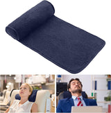 Chaise Lounge Nekkussen Hoofdkussen Pluche Verstelbaar Kussen Nekrol Antislip Fleece Sofa Nek Hoofdsteun Kussen voor Reizen Thuis Chaise Lounge Sofa Fauteuil (Zwart)