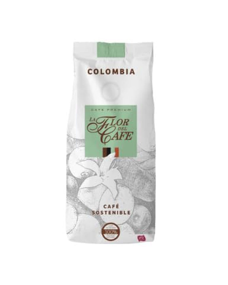 Colombiaanse koffiebonen, 100% Arabica, UTZ gecertificeerd, duurzame landbouw, intens aroma, voordelige verpakking van 10 stuks