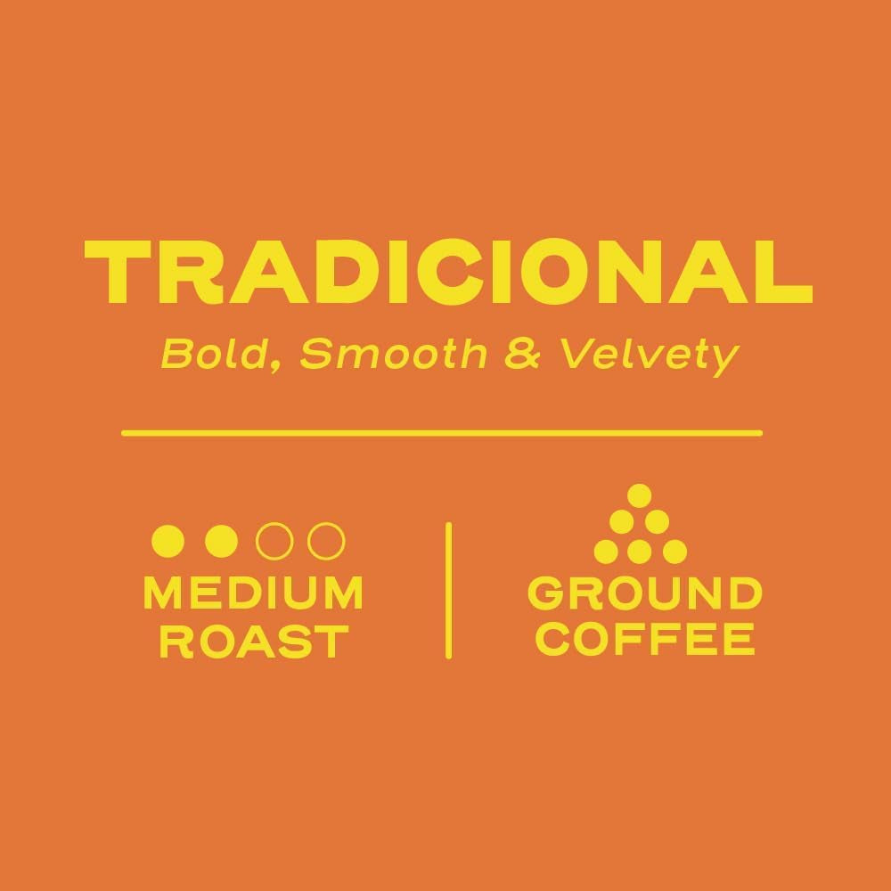 Gebrande en gemalen koffie, 17,6 ounce baksteen