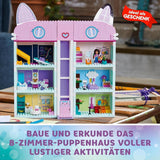 Lego 10788 Gabby's poppenhuis speelgoedset, 8 kamers en 4 verdiepingen Gabby's poppenhuis speelgoed met Pandi, Meerkat, Kuchi figuren en accessoires, cadeau voor 4-jarige meisjes, jongens en kinderen Bouwsets Besuche den LEGO-Store