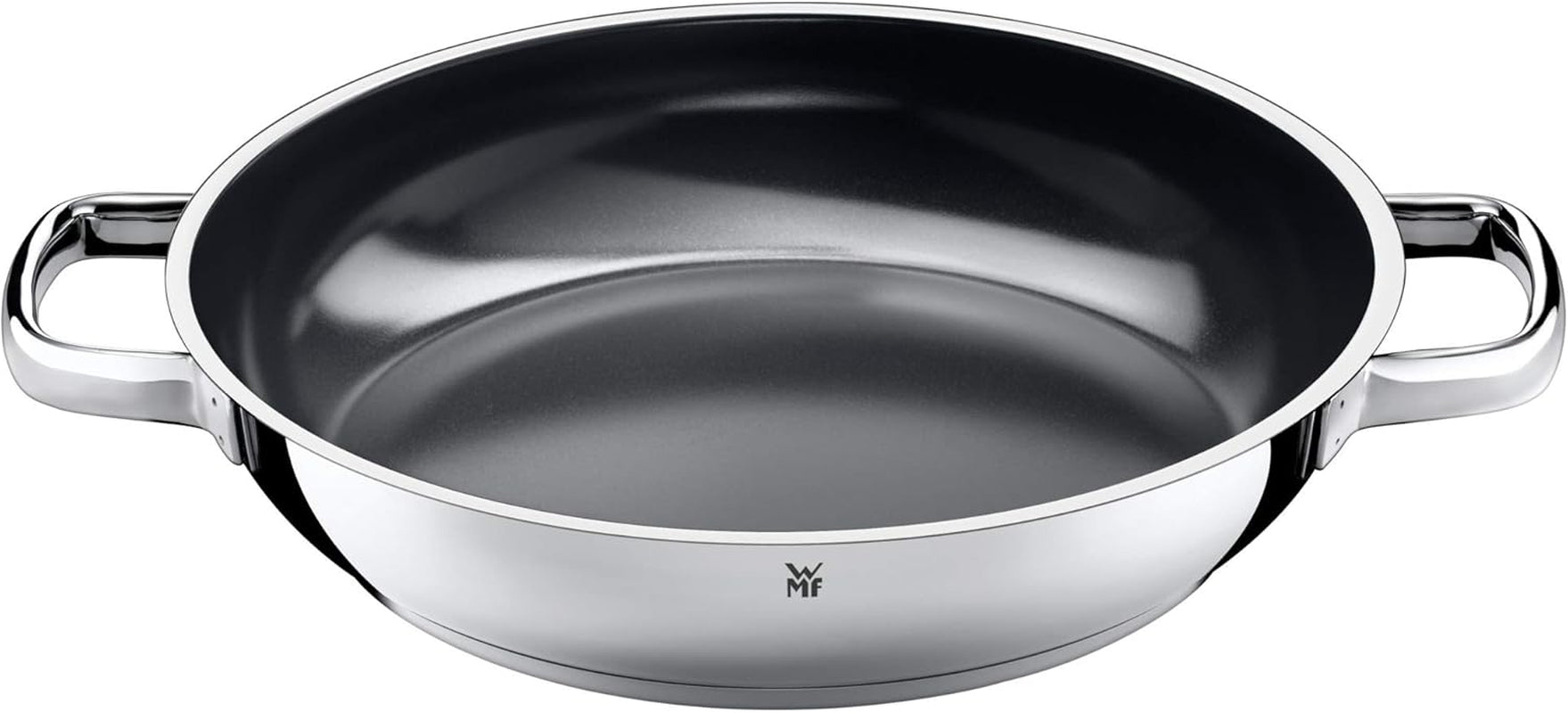 WMF Durado serveer-/braadpan 28 cm inductie, Cromargan gecoat roestvrij staal, keramische coating, ovenvaste potten en pannen Naty Shop Standaardtitel