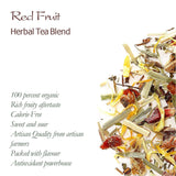 Mix van biologische fruit- en kruidenthee - 100% natuurlijke kruidenthee met de intense smaak van rood fruit - Fruitthee Biologische fruitthee Losse fruitthee Losse fruitthee Winterfruitthee