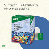 Salus - Krafttier Thee - The Quiet Cat - 1X 15 Filterzakjes (28,5g) - Muntkruidenthee met Ashwagandha - Biologisch