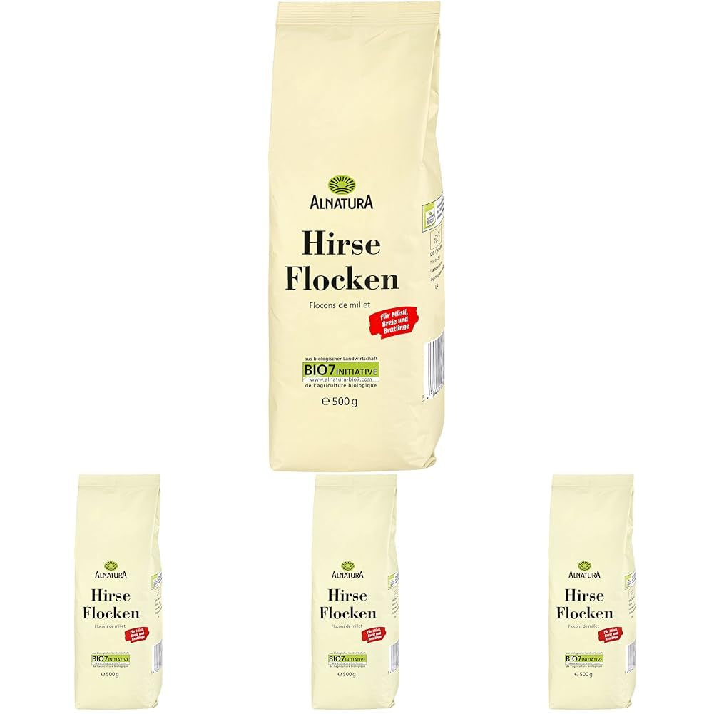 Biologische gierstvlokken, 500g