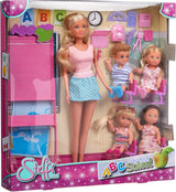 Simba - Pop Steffi Love Schoolgirl - Pop 29 cm - Afbeelding en accessoires + 4 leerlingen - 105730472002