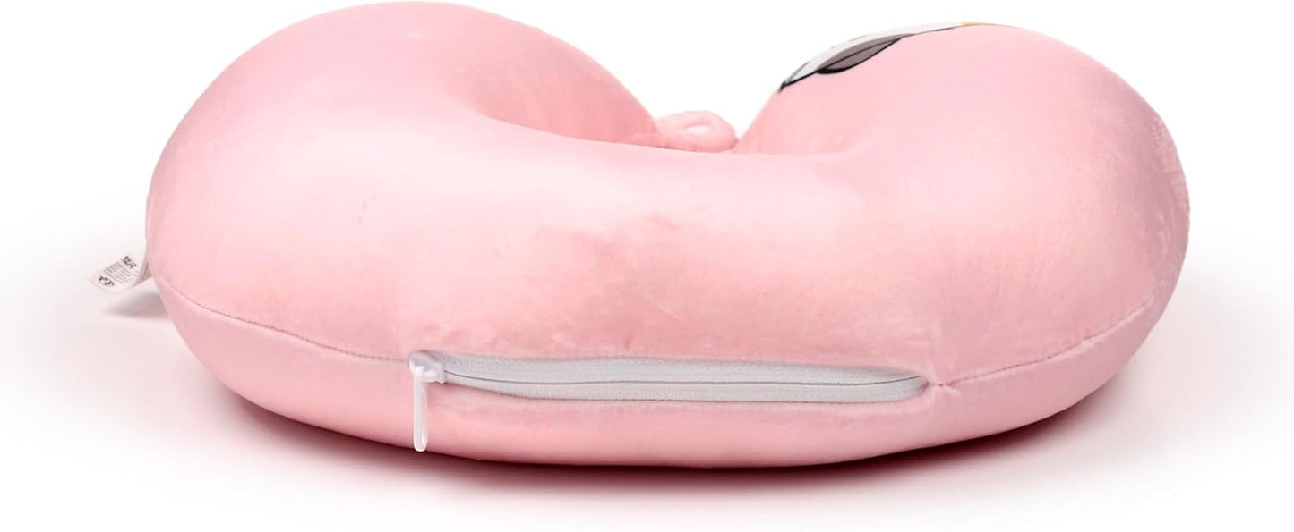 Puckator Swapseazzz Pluche Reiskussen 2 in 1 Lola La Gatta Wit Standaard Reiskussens Naty Shop