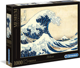 Clementoni 39378 Hokusai - The Great Wave - puzzel van 1000 stukjes, museumcollectie, behendigheidsspel voor het hele gezin, kleurrijk rekspel, puzzel voor volwassenen 14+ puzzel Naty Shop standaardtitel