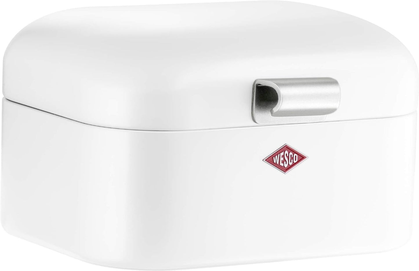 Wesco 235 001 Mini Grandy broodmand 17 x 18 x 12 cm (L/B/H) roze, RVS Voedselbewaardozen Naty Shop Wit