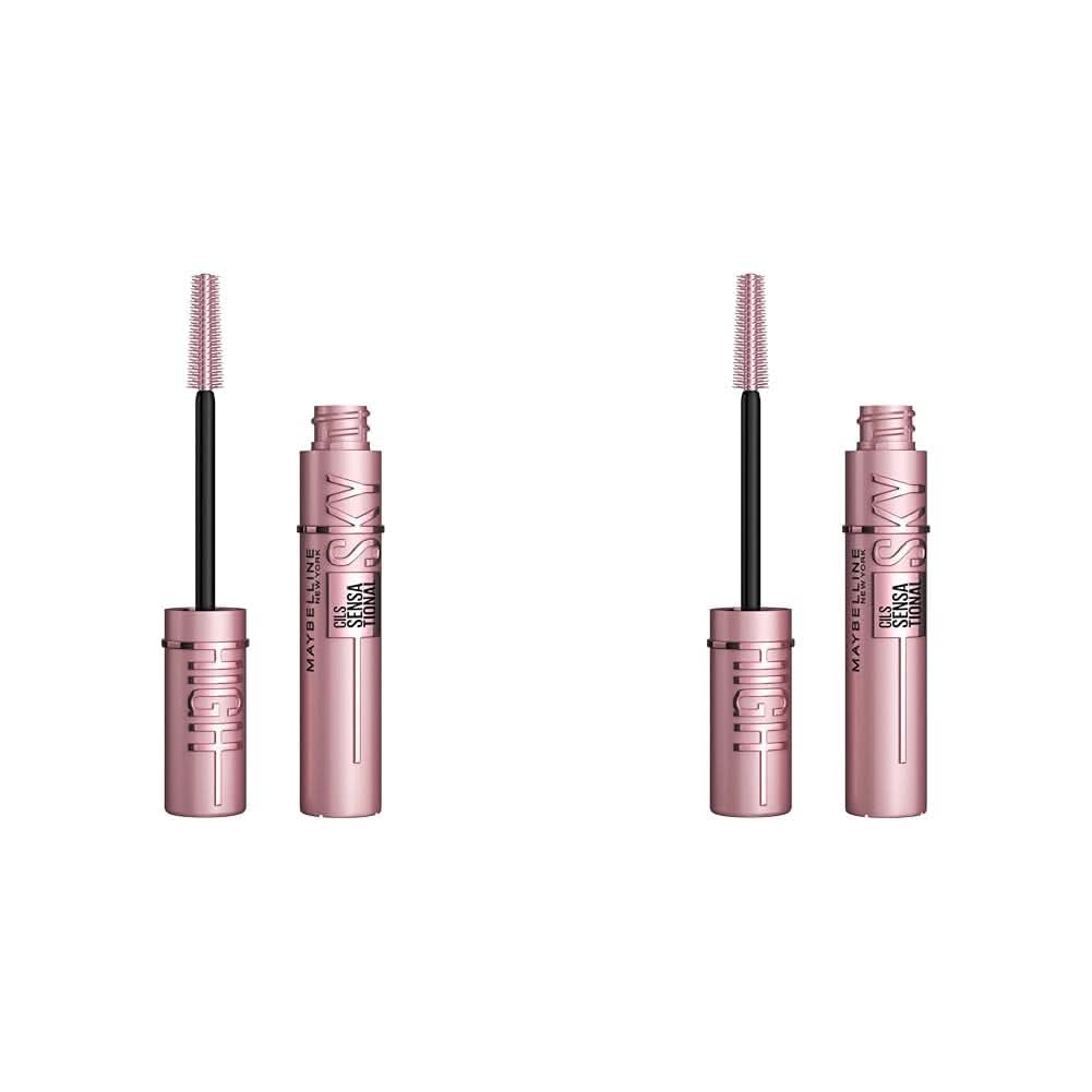 Maybelline Lash Sensational Sky High Cosmetica en Beauty Naty Shop Very Black 9,6 ml (2 stuks) Lash Sensational Sky High Mascara, zeer zwart